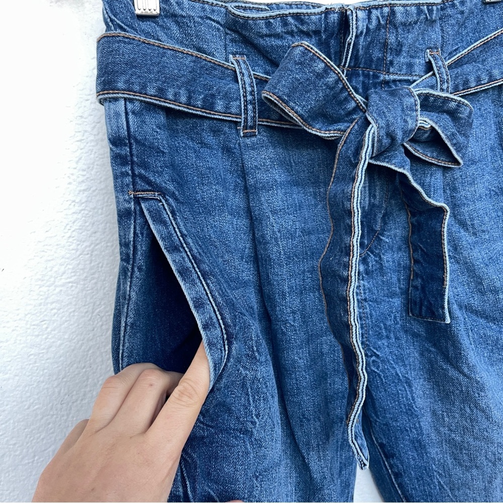 DL1961 Susie Paper Bag High Rise Tapered Jeans Size 24 - Picture 5 of 9